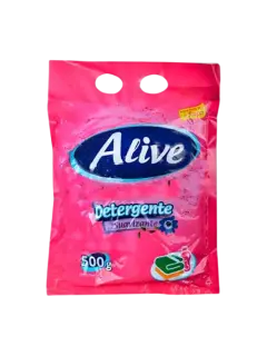 DETERGENTE ALIVE C/SUAVIZ 500G