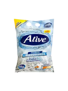 DETERGENTE ALIVE BLANQ PERLAS 500G