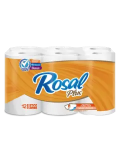 PAPEL HIG. ROSAL 400H 12ROLLOS