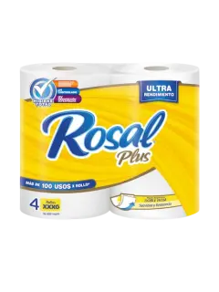 PAPEL HIG. ROSAL 600H 4ROLLOS
