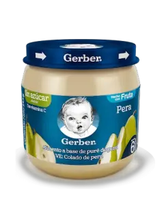 COMPOTA GERBER PERA VIDRIO 113G