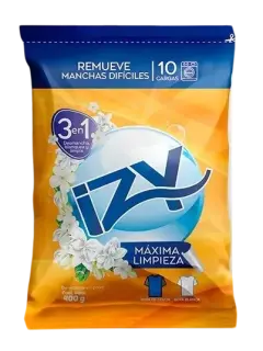 DETERGENTE EN POLVO IZY MAX.LIMP 400GR