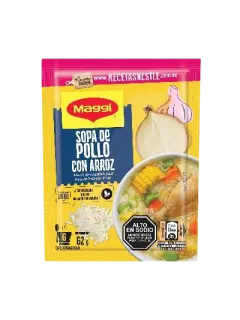 SOPA DE POLLO CON ARROZ MAGGI 62G