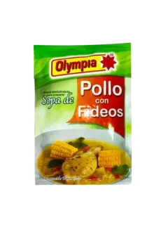 SOPA DE POLLO FIDEOS OLYMPIA 60G