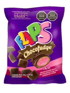 FLIPS FRESA FUDGE 50G